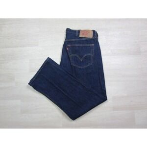 Vintage Levi's 501 WPL 423 Button Fly Blue Dark Wash Jeans Men's Size W38 L30